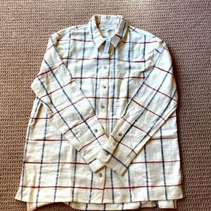 Cozy Madewell Flannel Plaid Shirt